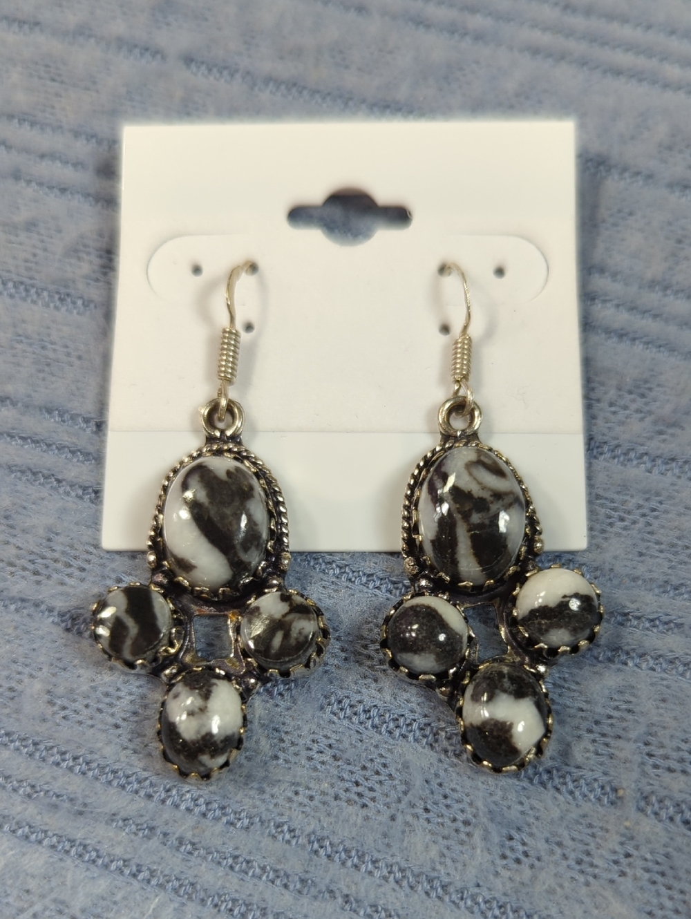 White Buffalo Earrings
